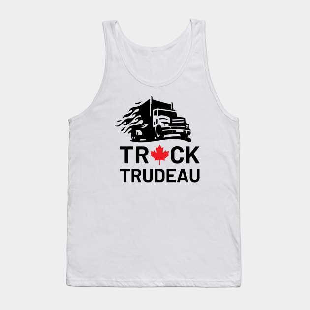 Truck Trudeau Tank Top by Moe Tees